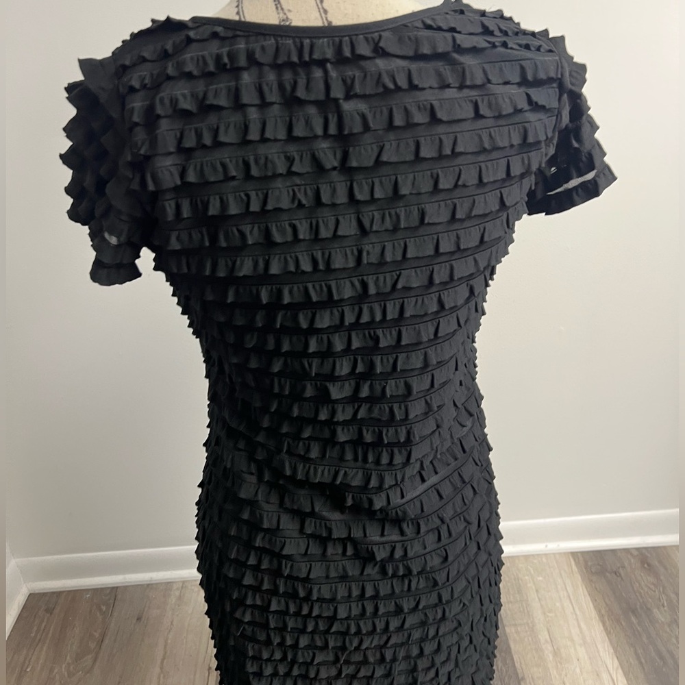 Y2K Black Ruffle Dress - Picture 4 of 15